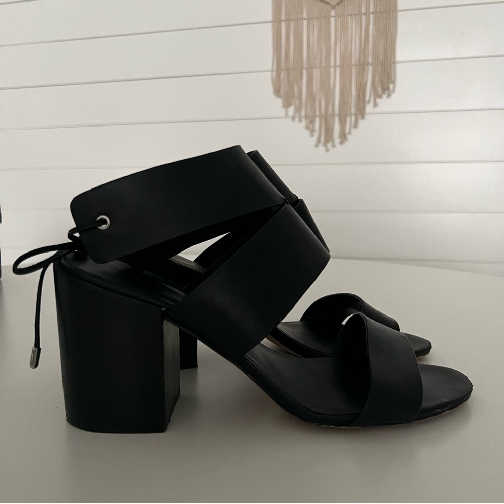 Rebecca Minkoff Christy 'City' Ankle Cuff Block Heel Sandals